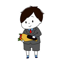 卒園式・卒業式の卒業生