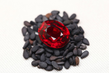 Red Gem Art and Decoration Gemstone RED RUBY
