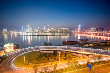 Fototapeta na wymiar Nanchang, Jiangxi river views