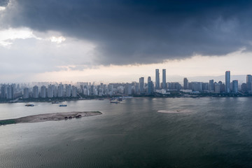 Obraz premium City sunset