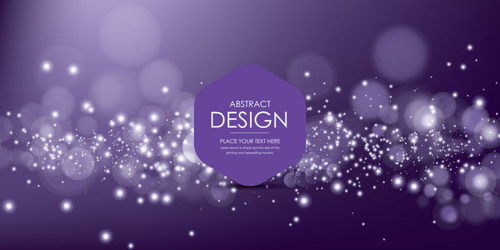 Dreamy blurred backdrop for design business template.
