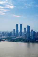 Fototapeta na wymiar modern city,shanghai skyline in daytime