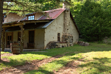 Remote hunting and fishing cabin in the Missouri Ozarks