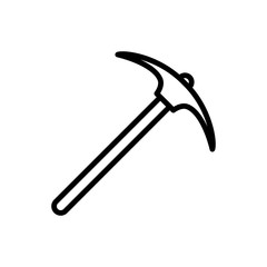 Pickaxe icon trendy
