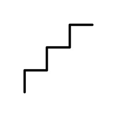 Stair way, ladder icon