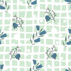 Floral Seamless Pattern. For backgrounds, wallpapers