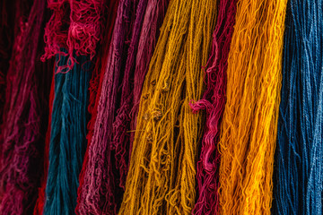 Colorful wool background