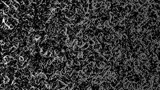 Black and white molecular texture