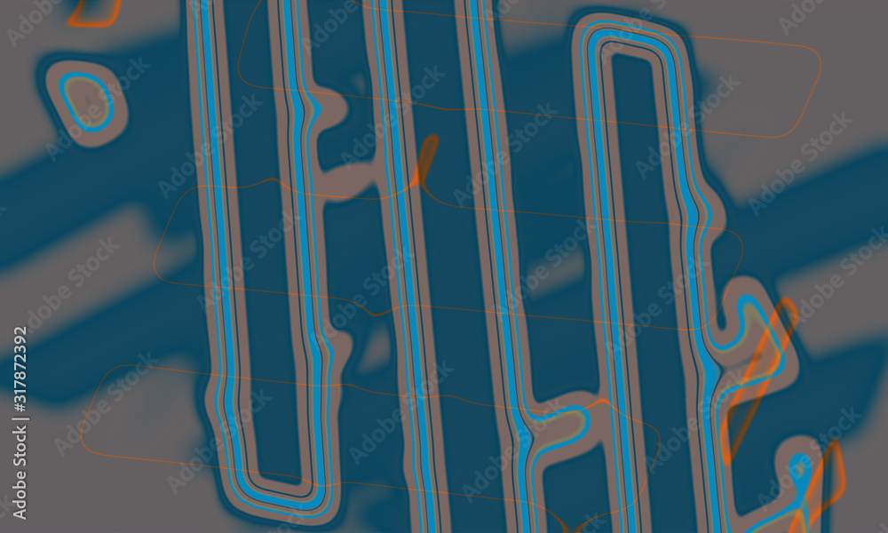 Fototapete modern futuristic pattern. dynamic background. fractal artwork for creative graphic design