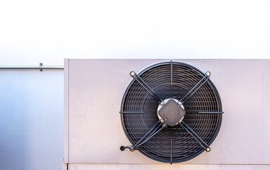 Air Conditioner Compressor Unit installed outdoor