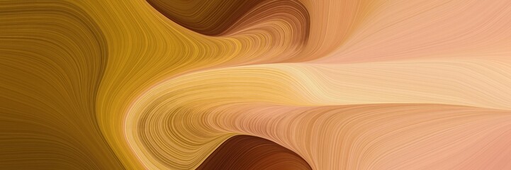 dynamic designed horizontal header with dark salmon, burly wood and chocolate colors. dynamic curved lines with fluid flowing waves and curves