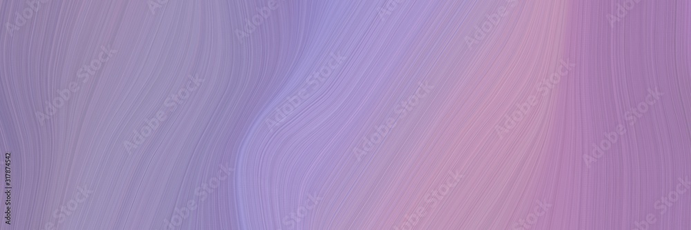 Poster artistic designed horizontal header with pastel purple, pastel violet and light pastel purple colors