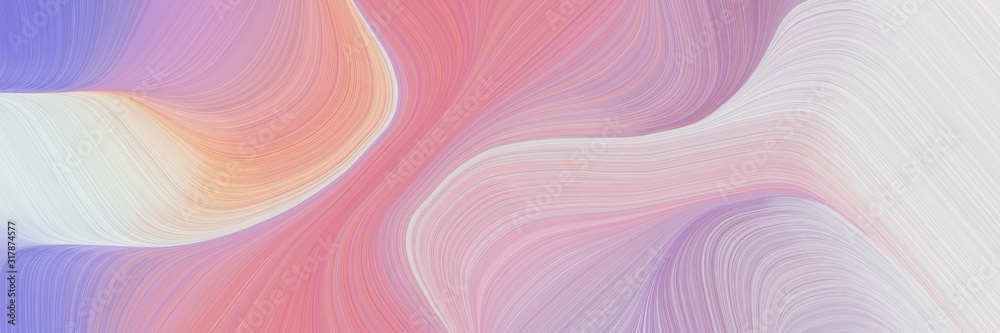 Aufkleber dynamic header with pastel violet, light gray and medium purple colors. dynamic curved lines with fluid flowing waves and curves