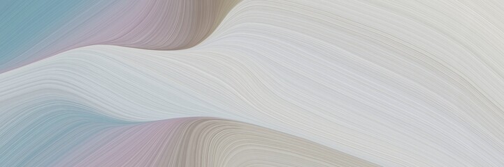 dynamic horizontal header with pastel gray, light slate gray and rosy brown colors. dynamic curved lines with fluid flowing waves and curves