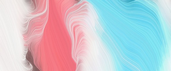 dynamic header design with sky blue, light coral and lavender colors. very dynamic curved lines with fluid flowing waves and curves