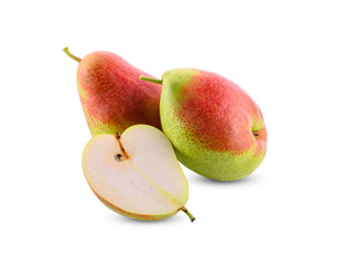 Pears isolated on white background