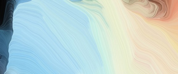 modern banner design with light gray, dark slate gray and sky blue colors. very dynamic curved lines with fluid flowing waves and curves