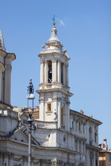 Fototapeta na wymiar church's dome in the Rome