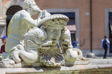 marble fountain in the rome