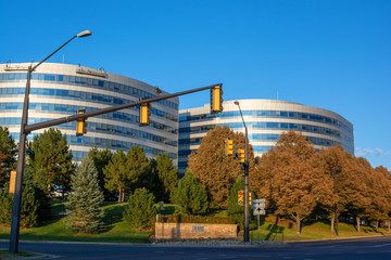Denver Tech Center Buildings on a Sunny Fall Day