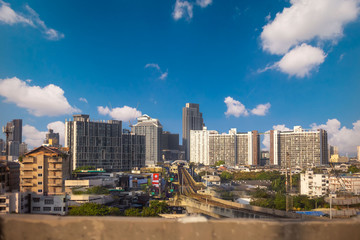 Obraz premium heart of Bangkok came to see the city in the morning