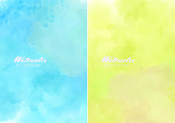 Hand painted watercolor abstract background. Vector illustration eps 10