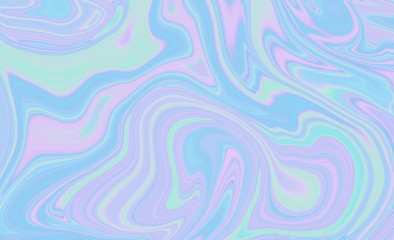 trendy colorful unicorn marble holographic background texture, graphic illustration of liquid swirl pattern background in vivid pastel tone color, modern polygon swirl pattern abstract backgroud