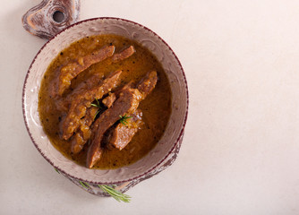 Beef stew with gravy