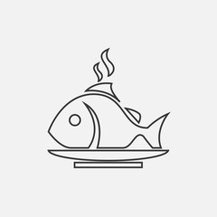 cooked fish icon