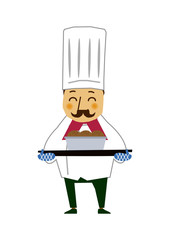 職業のクリップアート。コックさん。シェフ。料理人。
