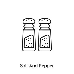 salt and paper icon vector . sofa symbol sign