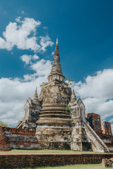 Wat Phra Si Sanphet temple in Ayutthaya. 