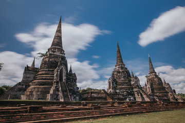 Fototapeta premium Wat Phra Si Sanphet temple in Ayutthaya. 