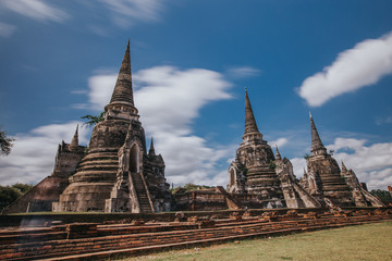 Fototapeta premium Wat Phra Si Sanphet temple in Ayutthaya. 