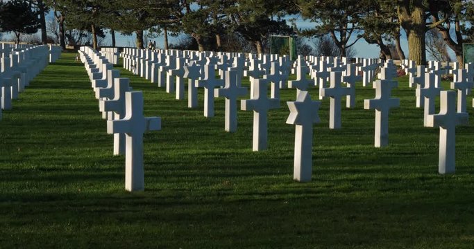 American war cemetery, Colleville sur Mer, Manche,France