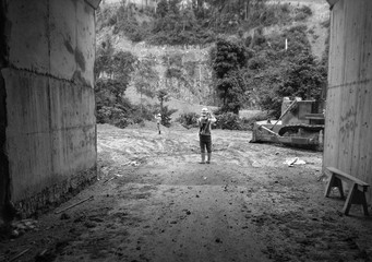 Inspection tunnel work