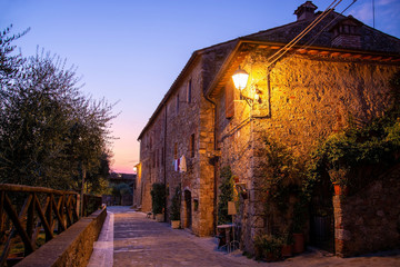 Monteriggioni, Toskana, Italien