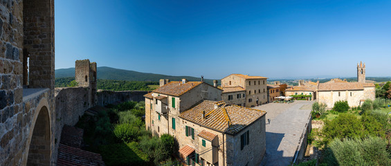 Monteriggioni, Toskana, Italien