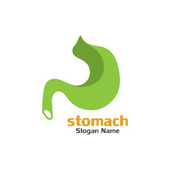 Stomach care icon logo designs concept vector illustration