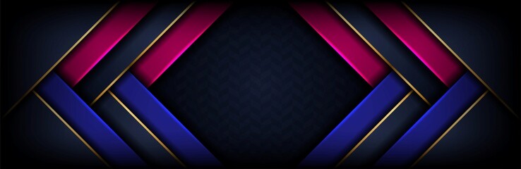 abstract dark navy background with blue pink shape