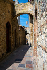 Fototapeta na wymiar San Gimignano, Toskana, Italien