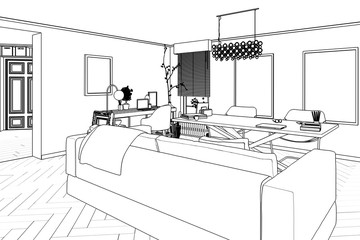 Private Office Area (scetch)
