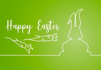 Easter linear banner