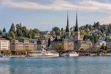 Lucerne city in the daytime, Switzerland