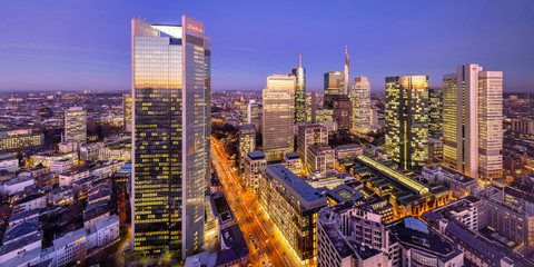 Obraz premium Frankfurt-Skyscraperview 3