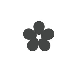 Plumeria Logo Template vector symbol