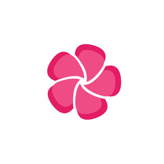 Plumeria Logo Template vector symbol