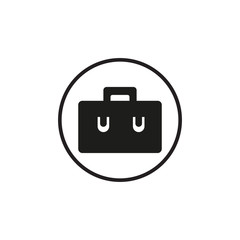 briefcase icon vector design concept