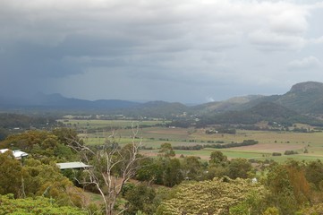 Land scape with clouds