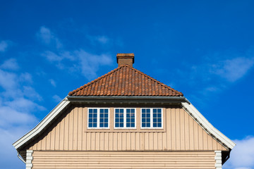 Oslo Old, Wooden House with three windows.